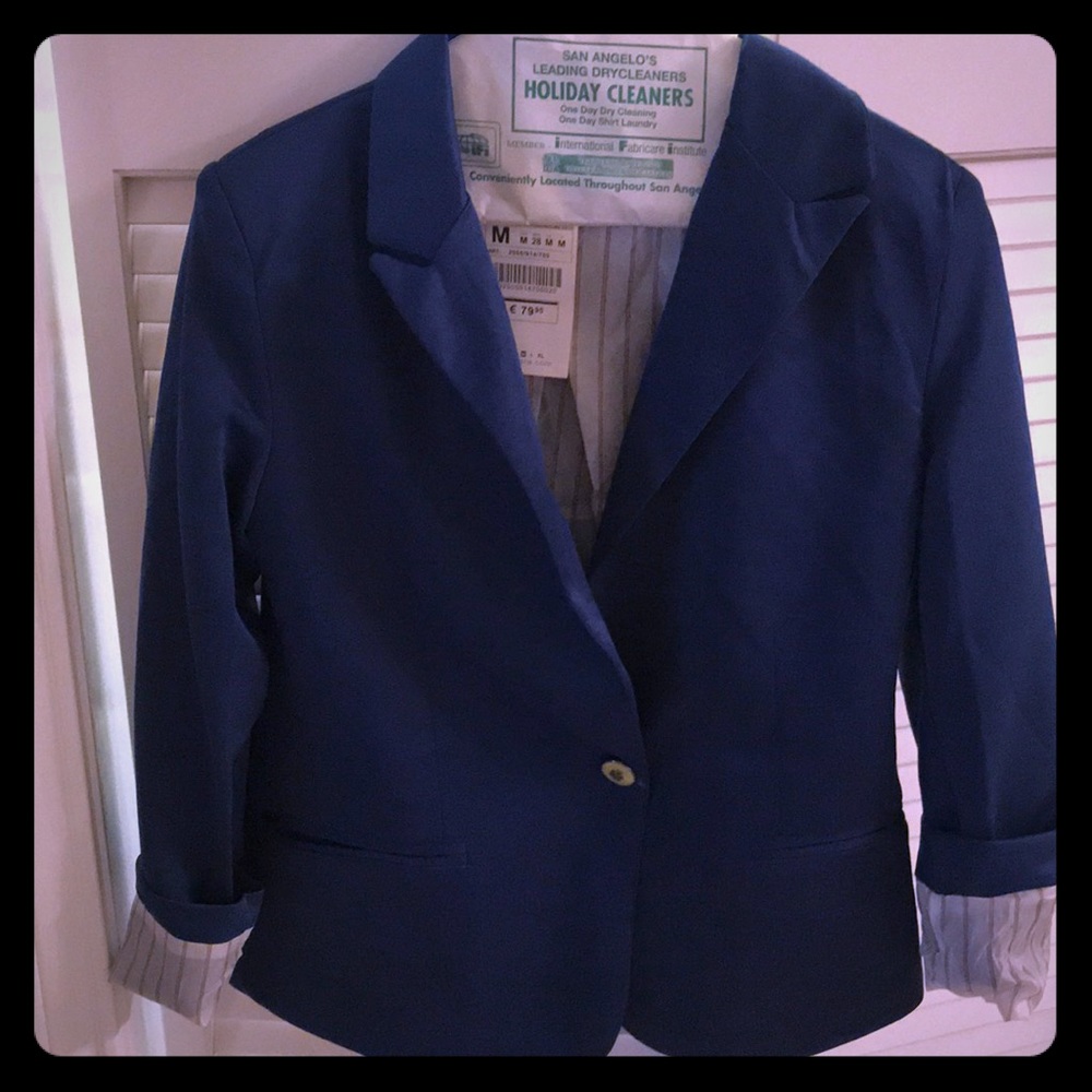 Royal Blue Blazer Zara Size Medium
